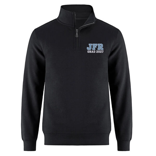 Adult 1/4 Zip with Twill Back (Embroidered) Thumbnail