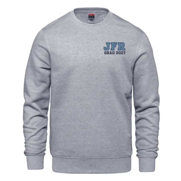 Adult Crewneck with Twill Back (Embroidered) Thumbnail