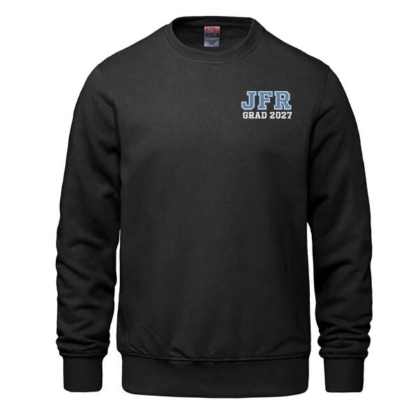 Personalized Adult Crewneck with Twill Back (Embroidered) Thumbnail