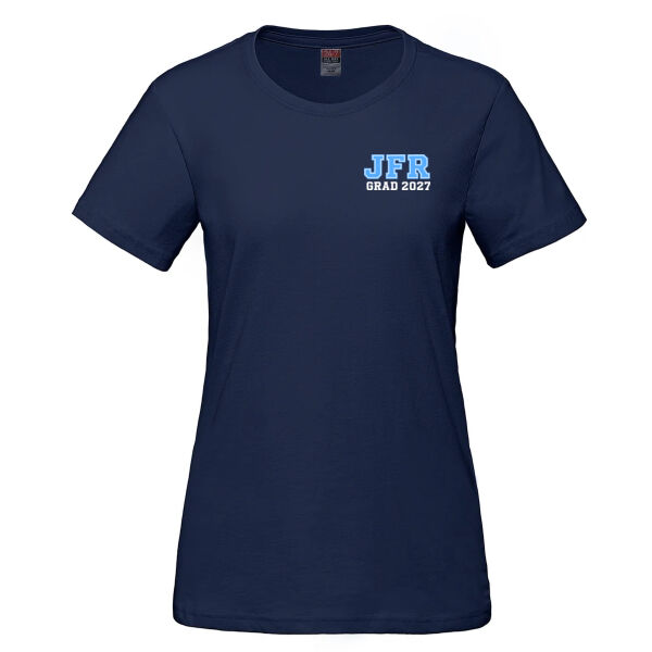 Ladies Cotton T-Shirt (Heat Pressed) Thumbnail